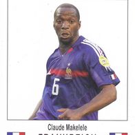 Fussball Trading Card zur Fussball WM 2006 Claude Makelele aus Frankreich