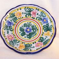 Handbemalter Keramik Wand-Teller * **