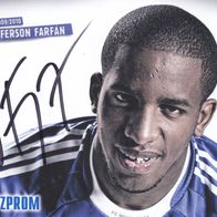 FC Schalke 04 Autogrammkarte 2009 Jefferson Farfan