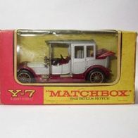 Modellauto - Matchbox - Models of Yesteryear Y-7 - 1912 Rolls Royce - OVP