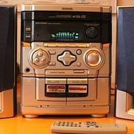 Aiwa NSX-SZ200 mit 3fach CD, Tuner, Double Tape