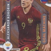 Panini Trading Card Fussball WM 2018 Aleksandr Kokorin Russland Rus 05 Goal Machine