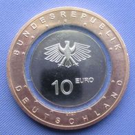 Deutschland 2020 10,00 Euro Sondermünze An Land F