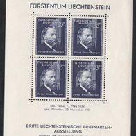 Liechtenstein Postfrisch Block 3 - RAR