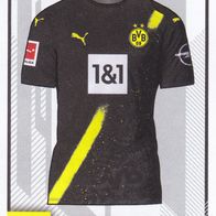 Borussia Dortmund Topps Sammelbild 2020 Auswärtstrikot Bildnummer 128