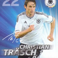 DFB Rewe Plastik Sammelkarte EM 2012 Christian Träsch Nr.22/32