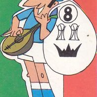 WM 1978 Americana Sammelbild Italien Wappen Nr.97 ungeklebt
