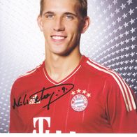 Bayern München Autogrammkarte Nils Petersen mit Sternen