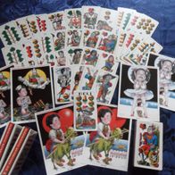 Spielkarten Wattkarten Neu einmalige Rarität aus Südtirol + Karikaturkarten