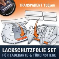 Typ 2K passend für VW Caddy Ladekante & Einstiege Lackschutzfolie SET