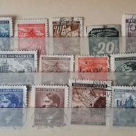 27 Briefmarken Böhmen und Mähren