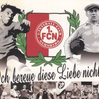 1. FC Nürnberg Postkarte unbeschrieben. Ich bereue diese Liebe nicht