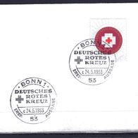 BRD / Bund 1963 100 Jahre Internationales Rotes Kreuz MiNr. 400 FDC gestempelt