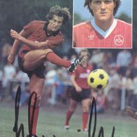 1. FC Nürnberg Autogrammkarte 1982 Theo Schneider