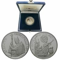 Vatikan Silber 5 + 10 Euro PP 2002 Papst JOH. PAUL II. / Europa und Weltfriedenstag