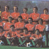 WM 1978 Americana Sammelbild Mannschaftsbild Nr.59 Ungarn ungeklebt