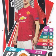 Manchester United Topps Trading Card Champions League 2020 Brandon Williams MNU8