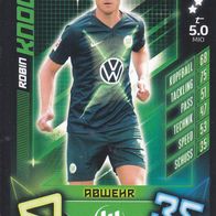 VFL Wolfsburg Topps Match Attax Trading Card 2019 Robin Knoche Nr.320