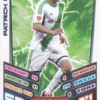 VFL Wolfsburg Topps Match Attax Trading Card 2013 Patrick Ochs Nr.498