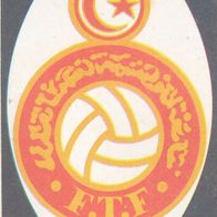 WM 1978 Americana Sammelbild Wappen Nr.150 Tunesien ungeklebt