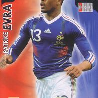 Panini Trading Card Fussball WM 2010 Patrice Evra Nr.152 aus Frankreich