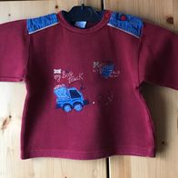 rotes Sweatshirt Gr. 86 (3146)