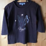 dunkelbraunes Shirt Gr. 140 (3214)