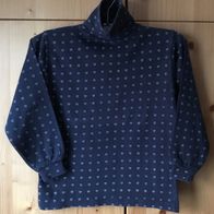 dunkelblauer Rolli Gr. 116 mit Herzen (3242)