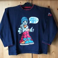 dunkelblaues Sweatshirt Gr. 128 (3158)