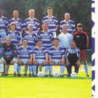 MSV Duisburg Panini Sammelbild 1998 Mannschaftsbild 2 Nr.221