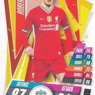 Liverpool FC Topps Trading Card Champions League 2020 Andrew Robertson LIV5