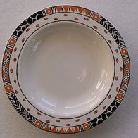 Handbemalte Keramik-Suppenteller/ Schale , Wächtersbach * **