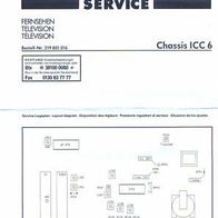 Telefunken TV Service Manual / Schaltpläne zum Chassis ICC 6