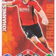 SC Freiburg Topps Trading Card 2010 Johannes Flum Nr.65