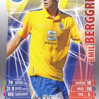 Eintracht Braunschweig Topps Match Attax Trading Card 2015 Emil Berggreen Nr.390