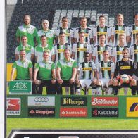 Bor. Mönchengladbach Topps Sammelbild 2014 Mannschaftsbild 1 Nr.184