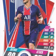 Paris Saint Germain Topps Trading Card Champions League 2020 Mauro Icardi PSG18