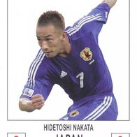 Fussball Trading Card zur Fussball WM 2006 Hidetoshi Nakata aus Japan