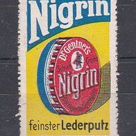 alte Reklamemarke - Nigrin Lederputz (094)