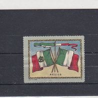 alte Reklamemarke - Flagge Mexico (Serie 359) (097)