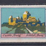 alte Reklamemarke - Schloss "Burg" (Serie 111) (100)