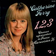 Eurovision 7"FERRY, Catherine · 1,2,3 (RAR 1976)