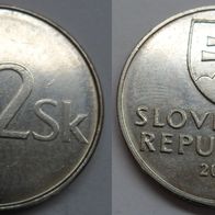 Slowakei 2 Korun 2002 ## B9