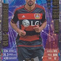 Bayer Leverkusen Topps Match Attax Trading Card 2015 Karim Bellarabi Nr.359 Sonderkar