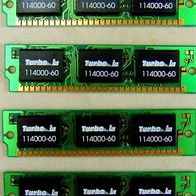 PC-Museum: 4 Stück sorgfältig gehütete "Turbo Ram" 114000-60 Simm 9447 (30 pin)