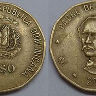 Dominikanische Republik 1 Peso 2000 ## Be3