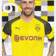 Borussia Dortmund Topps Sammelbild 2018 Paco Alcacer Bildnummer 62