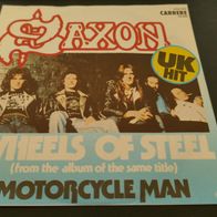Saxon - Wheels Of Steel * Single 1980