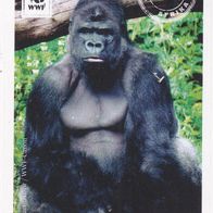 Mit 180 Sticker um die Welt. WWF Sticker Nr.61 Afrika