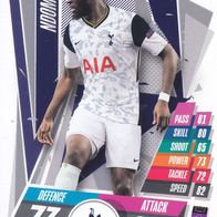 Tottenham Hotspur Topps Trading Card Champions League 2020 Tanguy Ndombele TOT8